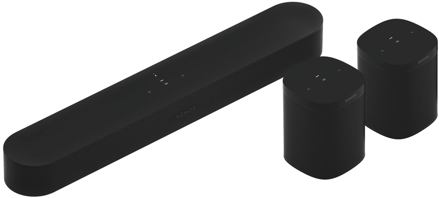 Sonos beam best sale surround sound set